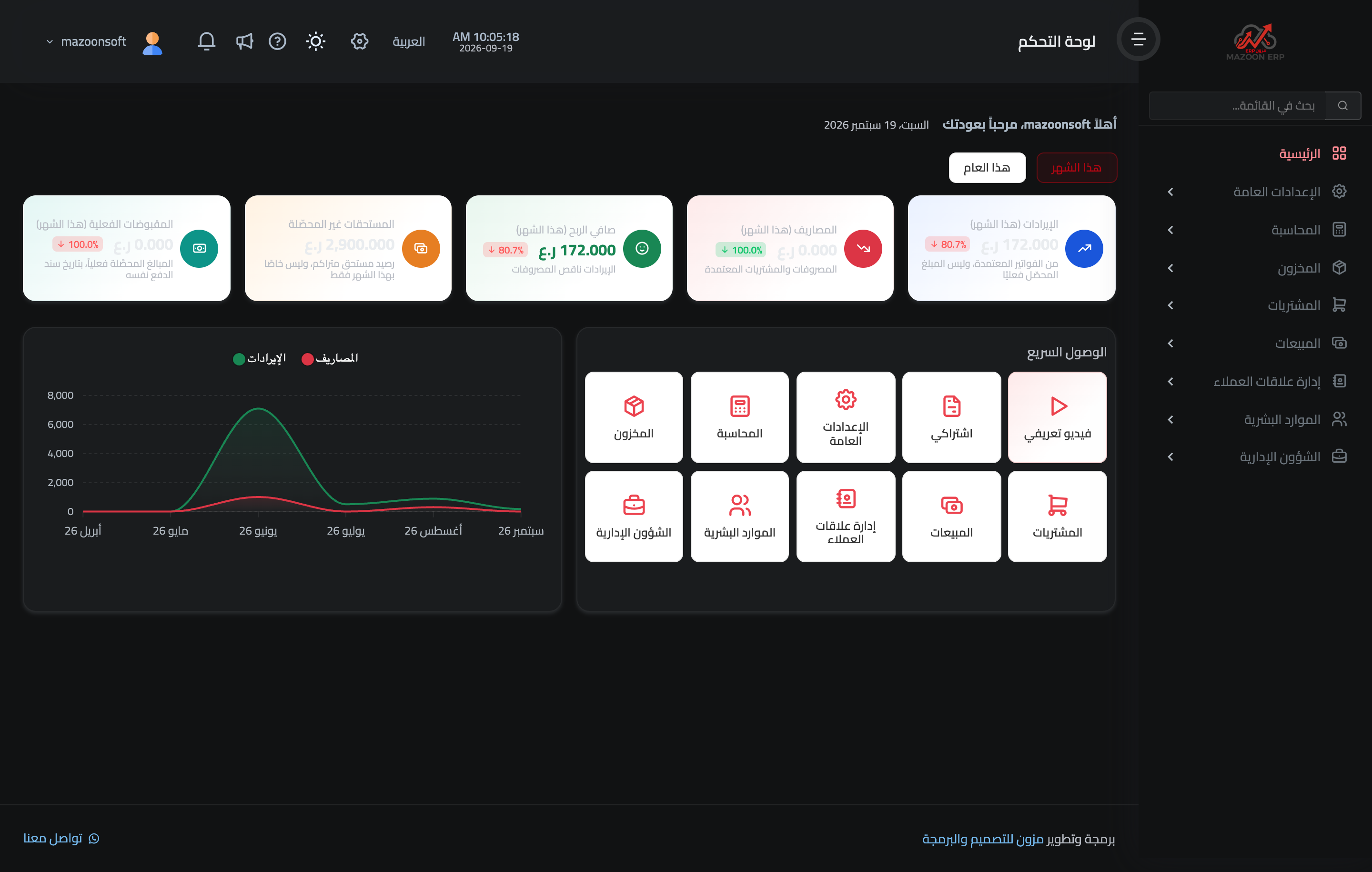 Switching language, dark mode and appearance settings